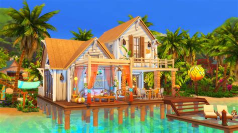 sims 4 beach house